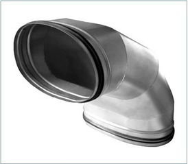 工業管道中的四種常見彎頭 90°彎頭、咬口彎、沖壓彎與蝦米彎及其連接件法蘭